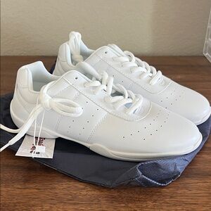 White Women's or girls cheer Sneakers